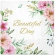 serwetki beautiful day kwiaty 33 cm 20 szt