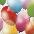 serwetki birthday balloons baloniki maki 33 cm 20 szt