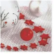 serwetki bombki biale z czerwonymi dodatkami maki 33 cm 20 szt