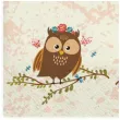 serwetki brazowe sowy na galezi maki 33 cm 20 szt