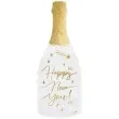 serwetki butelka szampana happy new year partydeco 38 x 14 cm 20 szt