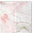 serwetki chrzest buciki rozowe maki 33 cm 20 szt