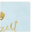 serwetki chrzest swiety niebieski partydeco 33 cm 12 szt