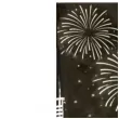 serwetki city fireworks czarne paw 33 cm 16 szt