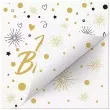 serwetki dwustronne happy birthday bialo zloty 33 cm paw 20 szt