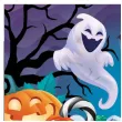 serwetki dynie i duchy halloween guirca 33 cm 12 szt