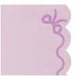 serwetki falbanka pastelowe fioletowy jasny