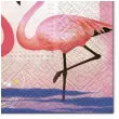 serwetki flamingi w stawie maki 33 cm 20 szt