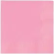 serwetki gladkie rozowe amscan 33 cm 20 szt