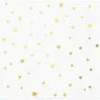 serwetki gwiazdki zlote biale partypal 33x33 cm 10 szt