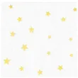 serwetki gwiazdki zlote biale partypal 33x33 cm 10 szt