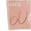 serwetki happy 60th elegant lush blush rozowy folat 33 cm 10 szt