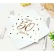 serwetki happy birthday 50 beauty and charm rozowo zloty godan 33 cm 20 szt