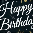 serwetki happy birthday b c czarny godan 33 cm 20 szt