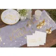 serwetki happy birthday bialo zlote santex 25 cm 20 szt