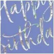 serwetki happy birthday granatowy partydeco 33cm