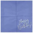 serwetki happy birthday granatowy partydeco 33cm