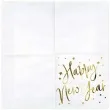 serwetki happy new year biale partydeco 33 cm 20 szt