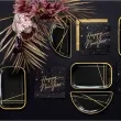 serwetki happy new year czarne partydeco 33 cm 20 szt