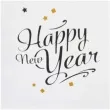serwetki happy new year golden wishes amscan 33 cm 20 szt