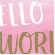 serwetki hello world gwiazdki i serca rozowy jasny amscan 33 cm 16 szt