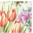 serwetki jasne tulipany paw 33 cm 20 szt