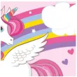 serwetki jednorozec unicorn rainbow colors procos 33 cm 20 szt