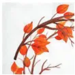 serwetki jesienne liscie biale paw 33 cm 20 szt