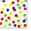 serwetki kolorowe kropki paw 33 cm 20 szt