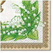 serwetki komunia hostia i lilie zlote maki 33 cm 20 szt