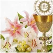 serwetki komunia kielich w liliach maki 33 cm 20 szt