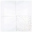 serwetki kropki biale partydeco 33cm
