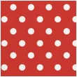 serwetki kropki duze czerwone maki 33 cm 20 szt