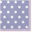 serwetki kropki duze lawendowe maki 33 cm 20 szt