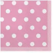 serwetki kropki duze rozowe maki 33 cm 20 szt