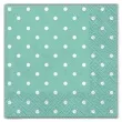 serwetki kropki mietowe paw 25 cm 20 szt