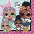 serwetki lol surprise unique 33 cm 16 szt
