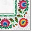 serwetki lowicz folk 2 maki 33 cm 20 szt