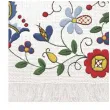 serwetki ludowe kaszubski folk z szara ramka maki 33 cm 20 szt