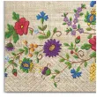 serwetki ludowe kaszubskie drobne kwiaty maki 33 cm 20 szt