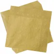 serwetki lunch classic zlote metalik partydeco 33 cm 20 szt