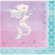 serwetki mermaid shine creative converting 33 cm 16 szt