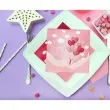 serwetki milosne serca love is in the air rozowe godan 33 cm 20 szt