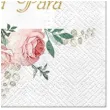 serwetki mloda para roze paw 33 cm 20 szt