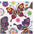 serwetki motylowe witraze maki 33 cm 20 szt