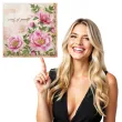 serwetki pachnace peonie maki 33 cm 20 szt