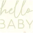 serwetki papierowe baby shower hello baby ginger ray 33 cm 17 szt