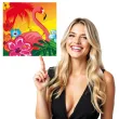serwetki papierowe flaming i hibiskus boland 33 cm 12 szt