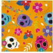 serwetki papierowe halloween dia de los muertos partypal pomaranczowy 33 cm 10 szt