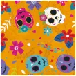 serwetki papierowe halloween dia de los muertos partypal pomaranczowy 33 cm 10 szt